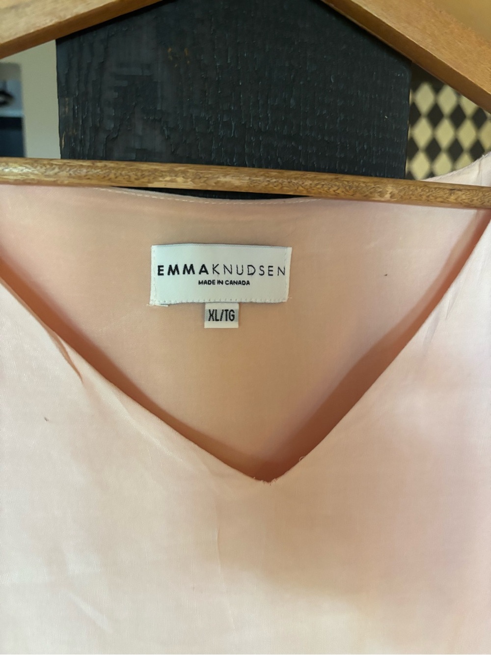 Emma Knudsen Women's Pink V-Neck Dress